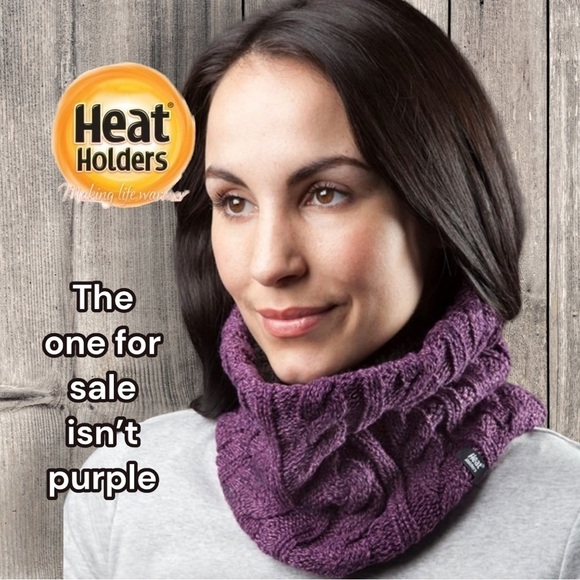 Women’s HEAT Holders Neck Warmer Heatweaver Brown - Picture 9 of 13